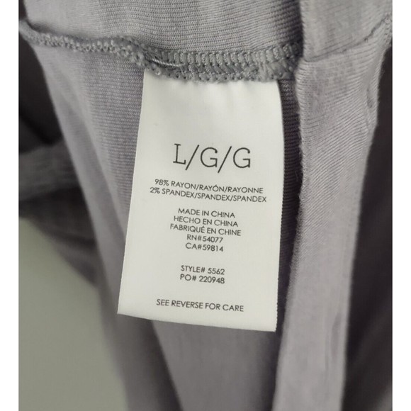 CAbi Huddle Tank Top Womens Large Smocked Sides Soft Shirt 5562 Rayon Spandex - Picture 4 of 6